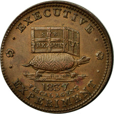 Monnaie, États-Unis, Hard Times Token, 1837, SUP, Cuivre