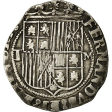 Monnaie, Espagne, Ferdinand & Isabelle, Real, Toledo, TTB, Argent