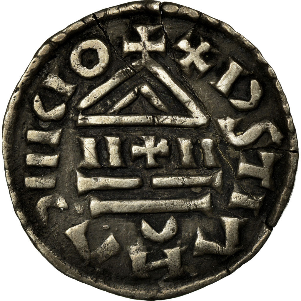 Coin, France, Louis le Pieux, Denarius, EF(40-45), Silver