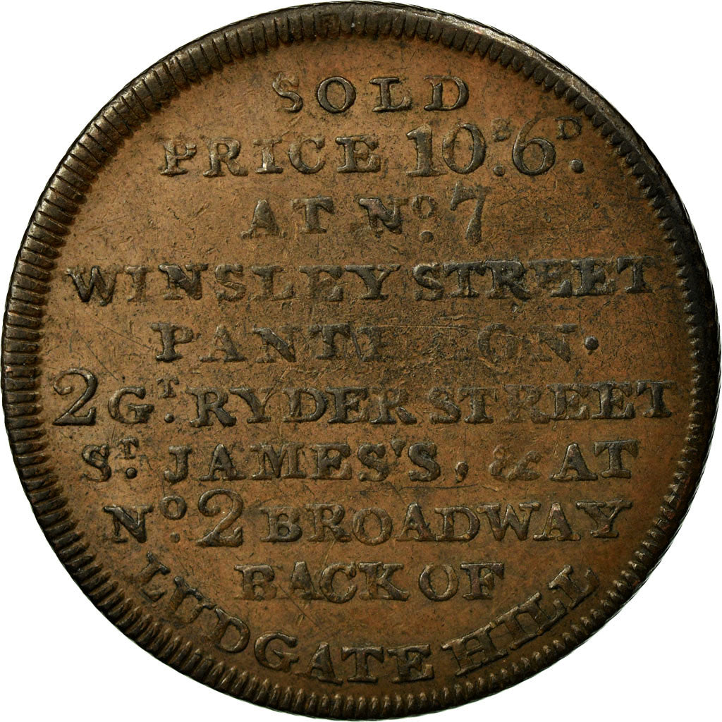 Great Britain, Advertising Token, Sir Samuel Hannays, Medicine, AU(50-53)