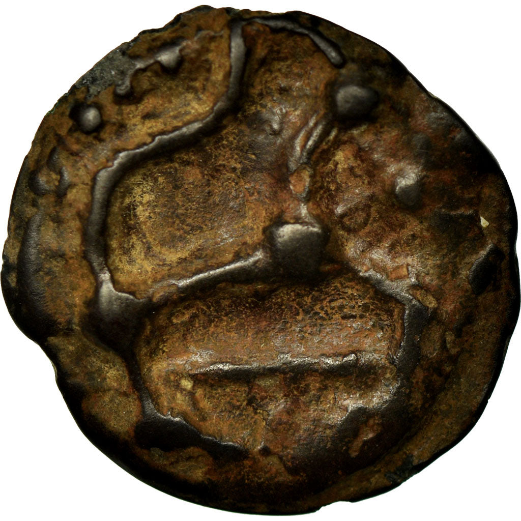 Coin, Helvetii - Sequani, Potin au cheval, EF(40-45), Potin, Delestrée:3182