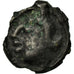 Coin, Bituriges, Potin à la grosse mèche, EF(40-45), Potin, Delestrée:manque.