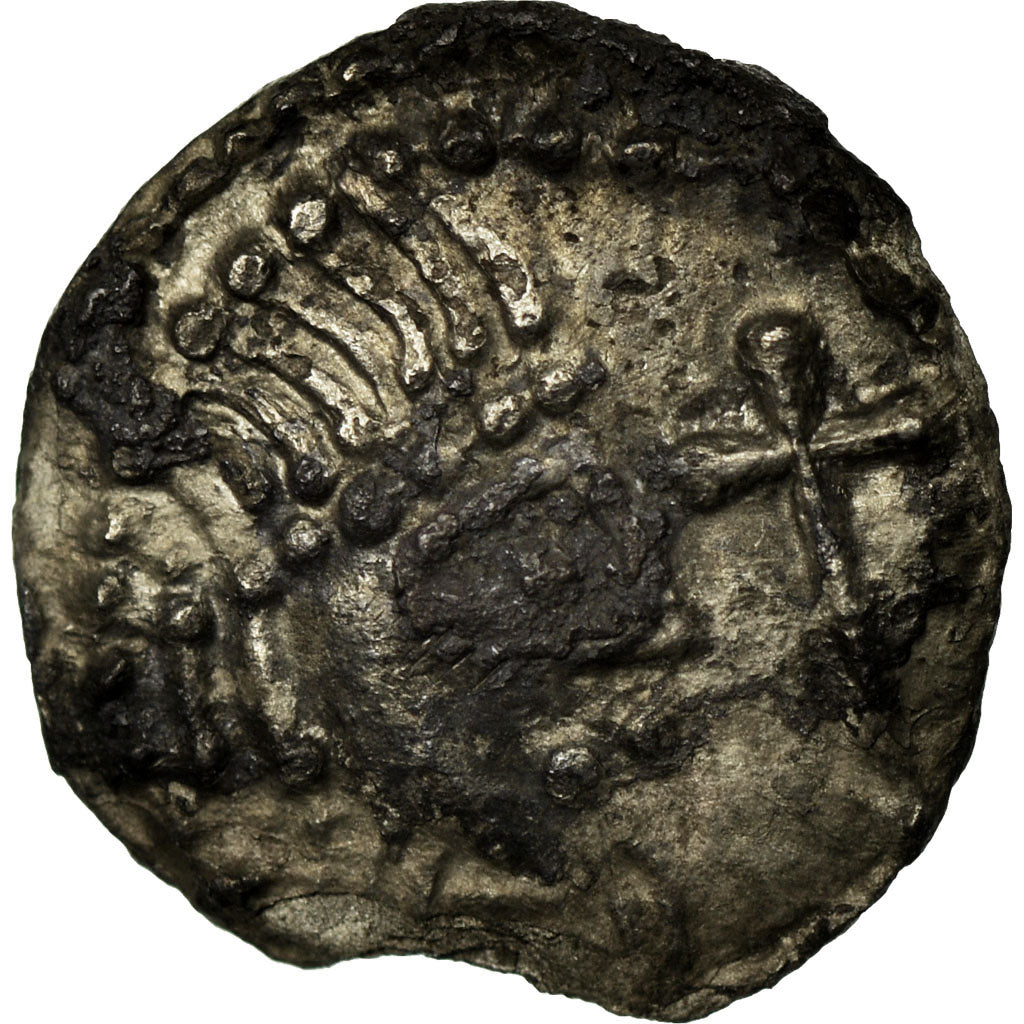 Coin, Great Britain, Anglo-Saxon, Sceat, 710-760, EF(40-45), Silver, Spink:802D
