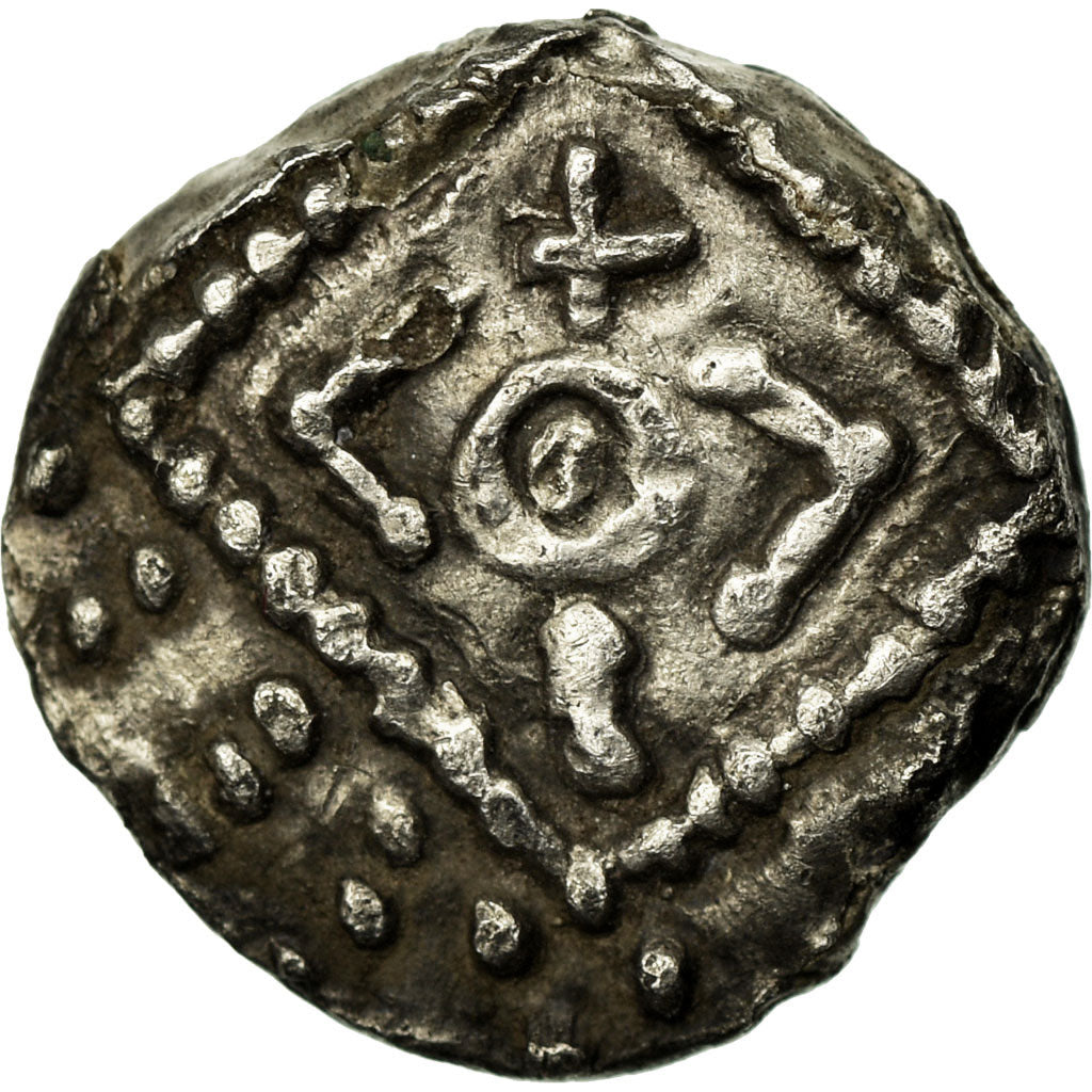 Coin, Great Britain, Anglo-Saxon, Sceat, 695-740, AU(50-53), Silver, Spink:790D