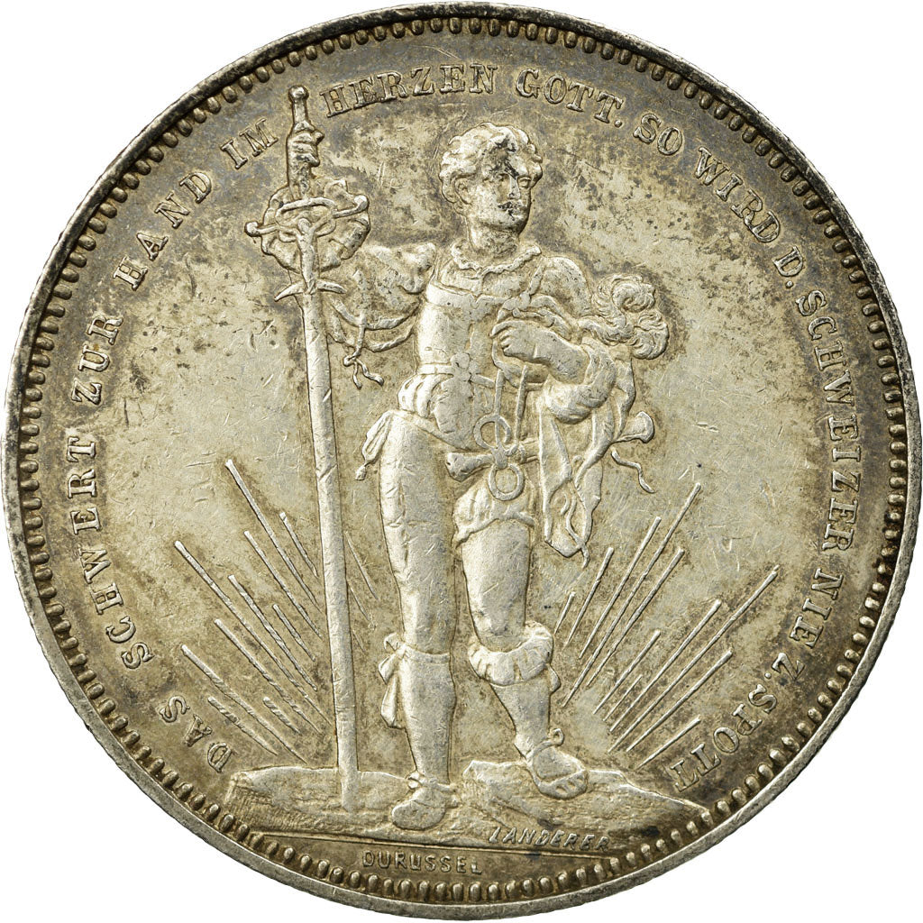 Monnaie, Suisse, 5 Francs, 1879, TTB, Argent, KM:S14