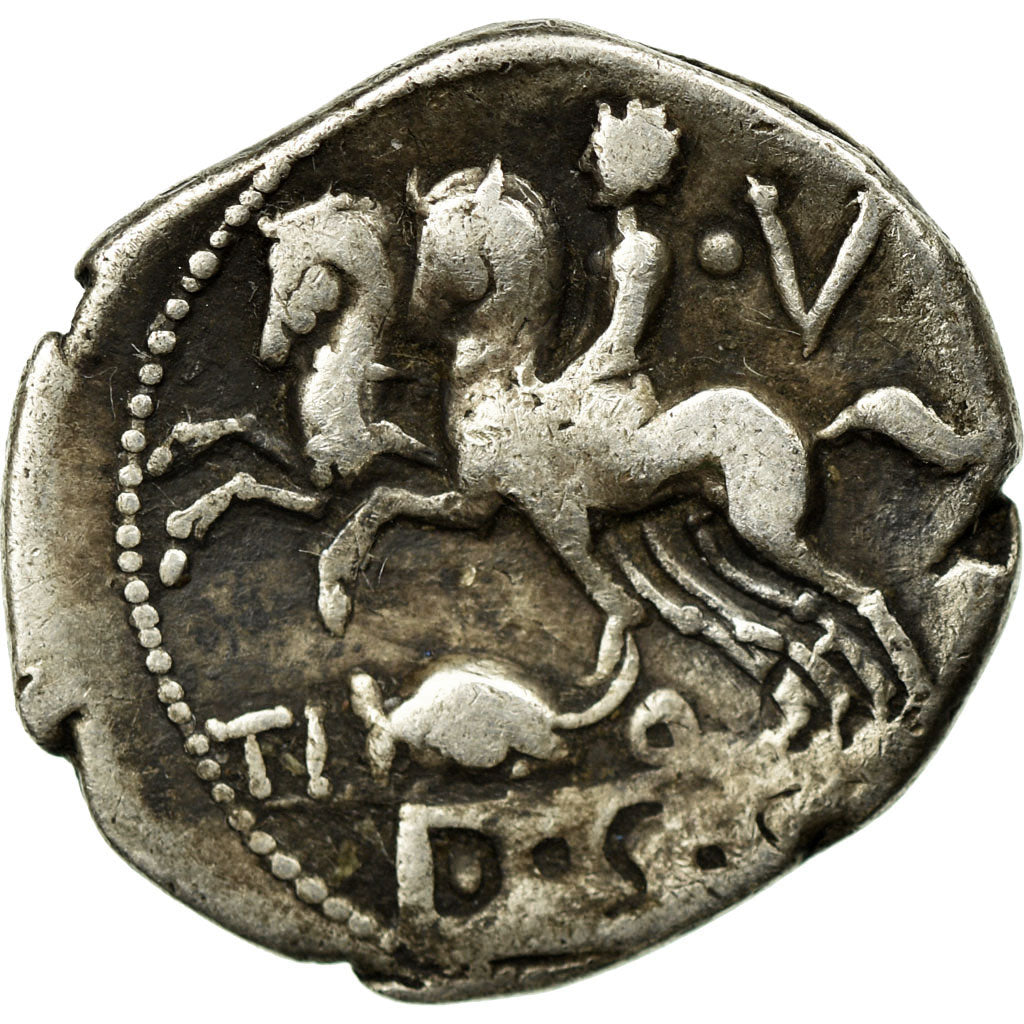 Coin, Quinctia, Denarius, 112-111 BC, Rome, VF(30-35), Silver, Crawford:297/1a