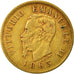 Moeda, Itália, Vittorio Emanuele II, 10 Lire, 1863, Torino, VF(30-35), Dourado