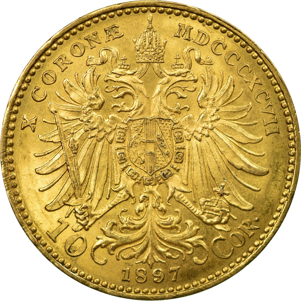 Monnaie, Autriche, Franz Joseph I, 10 Corona, 1897, SPL, Or, KM:2805