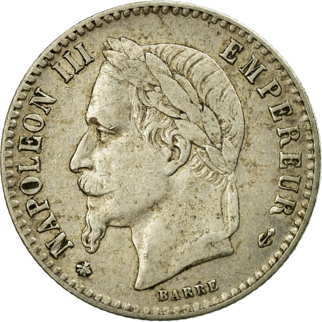 Coin, France, Napoleon III, 50 Centimes, 1867, Paris, EF(40-45), Silver