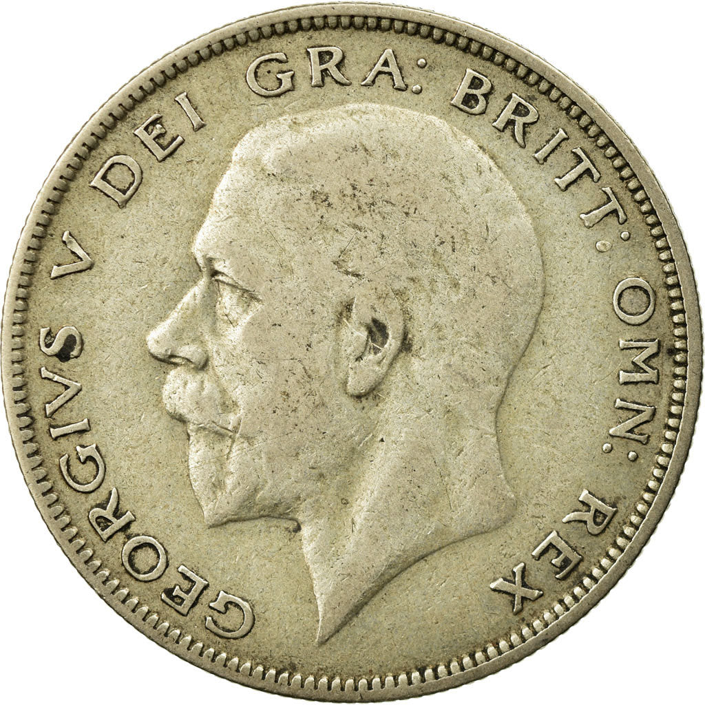 Coin, Great Britain, George V, 1/2 Crown, 1928, VF(30-35), Silver, KM:835