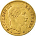 Moneda, Francia, Napoleon III, 10 Francs, 1864, Paris, BC+, Oro, KM:800.1