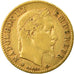 Moeda, França, Napoleon III, 10 Francs, 1867, Paris, VF(30-35), Dourado