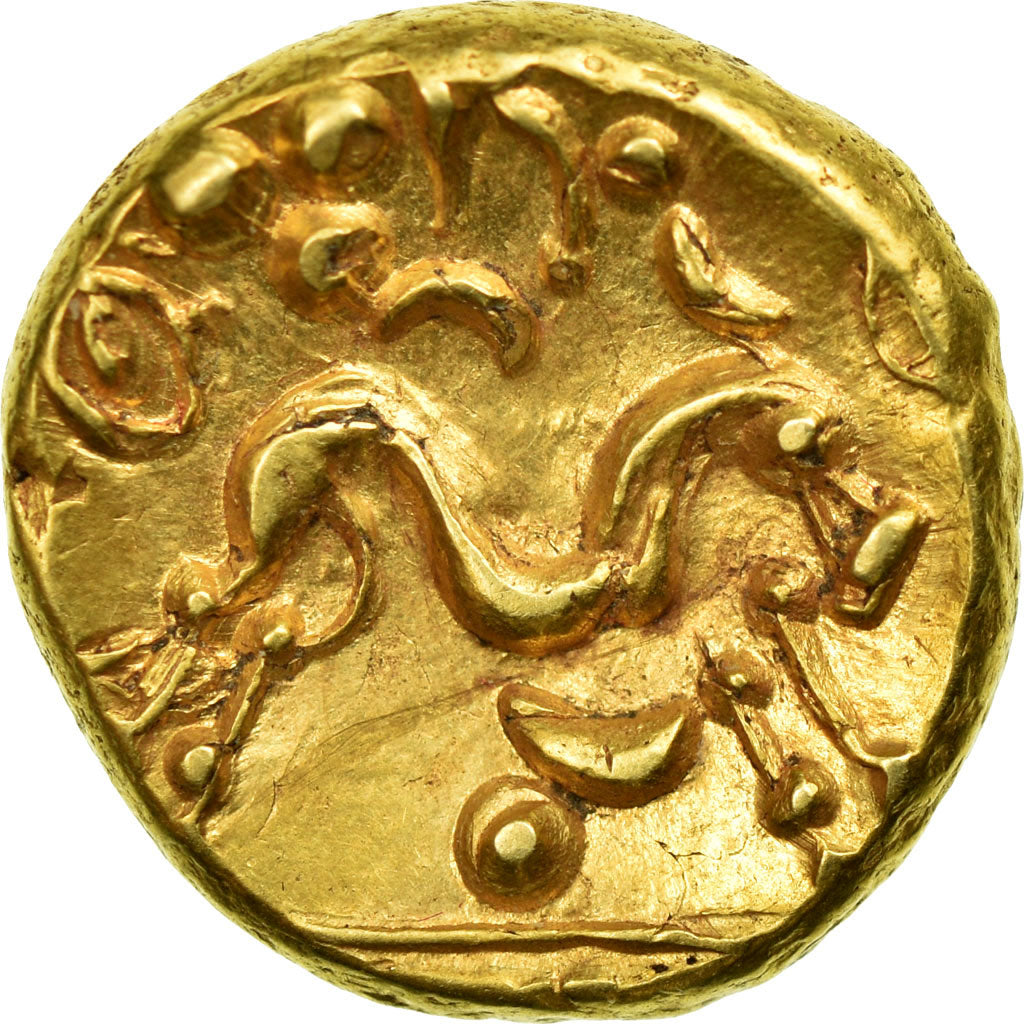 Coin, Ambiani, Stater, AU(55-58), Gold, Delestrée:240