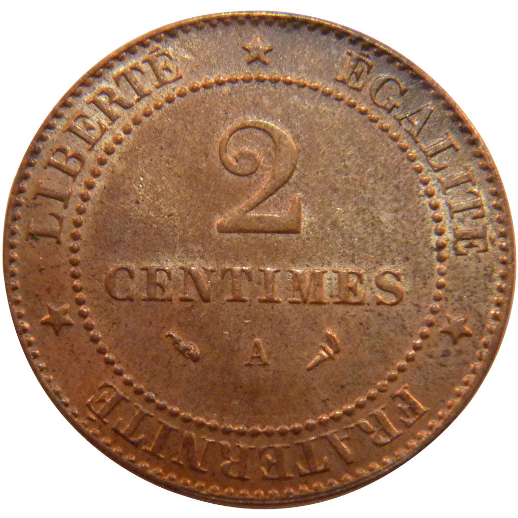 III ème République, 2 Centimes Cérès
