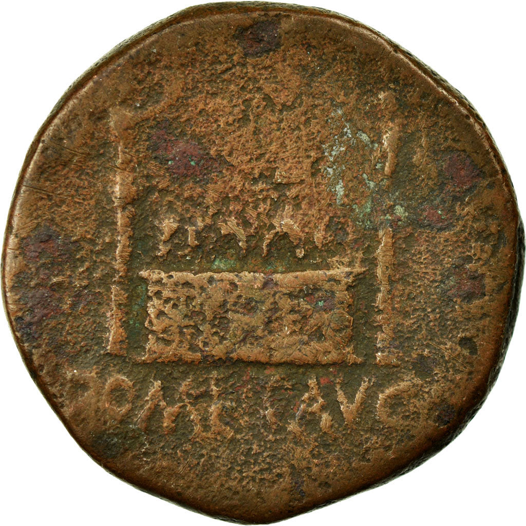 Monnaie, Auguste, As, 15-10 BC, Lyon - Lugdunum, TB, Bronze, RIC:230