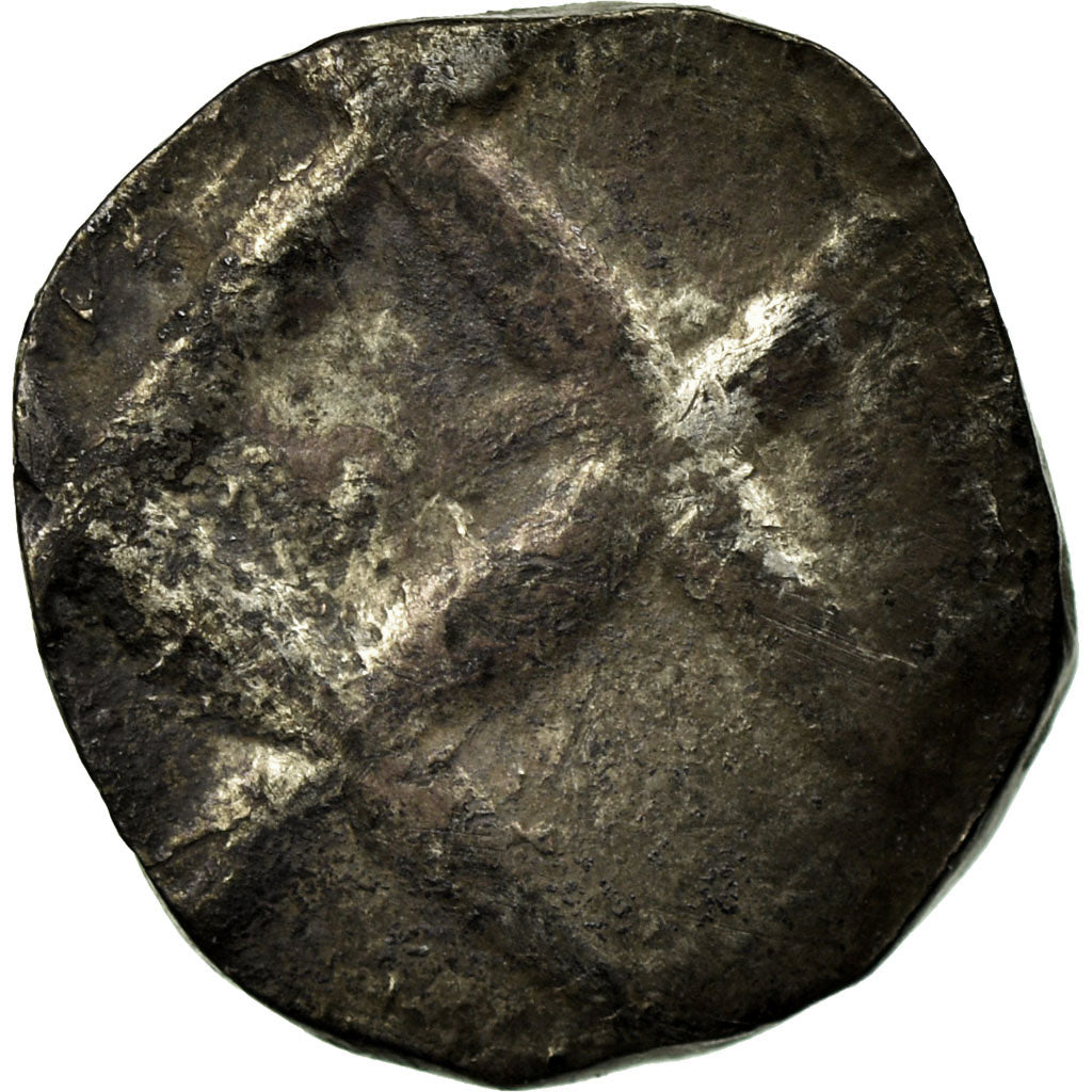 Coin, France, Denier au M, Denarius, Marseille, EF(40-45), Silver, Belfort:6261