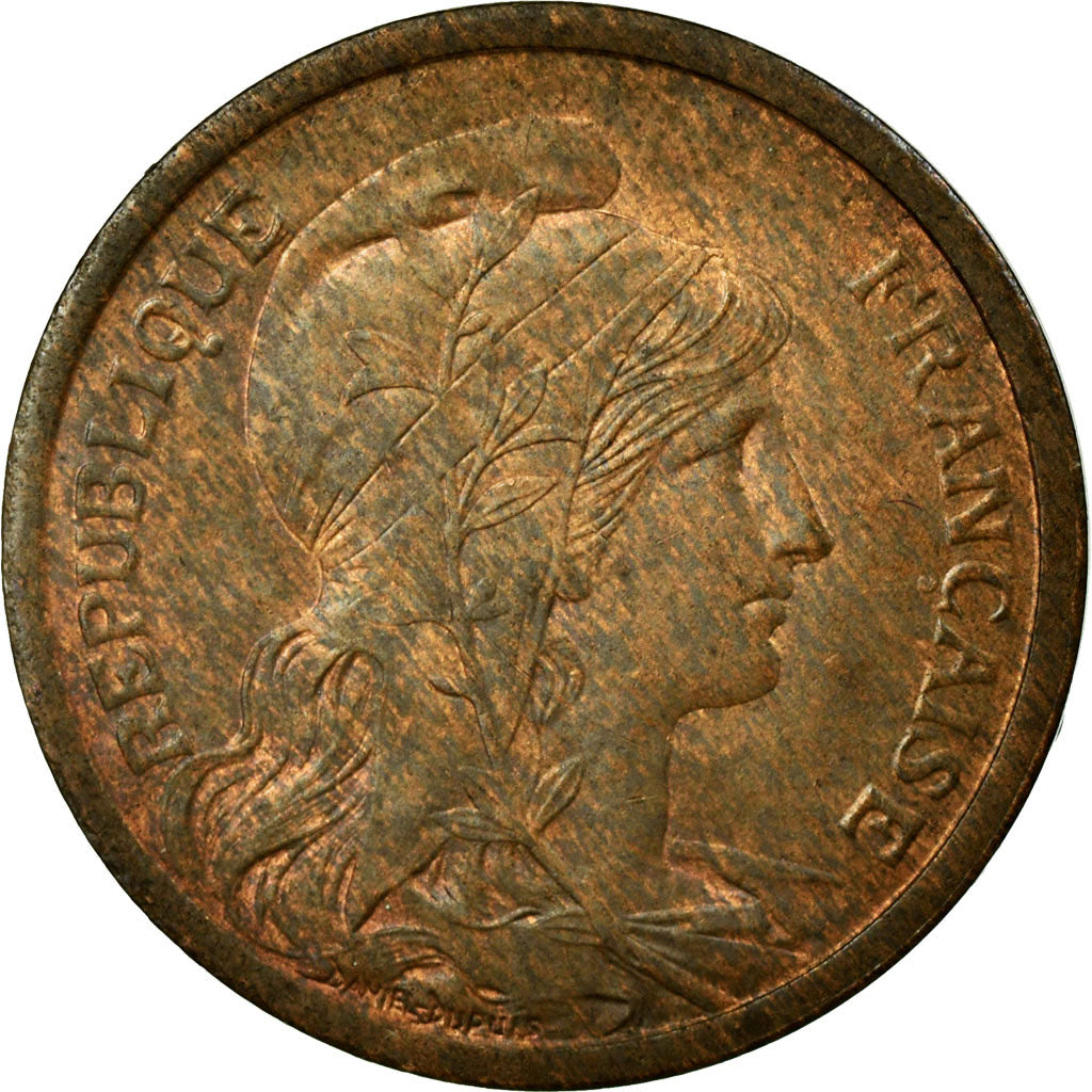 Coin, France, Dupuis, 2 Centimes, 1901, Paris, AU(55-58), Bronze, KM:841