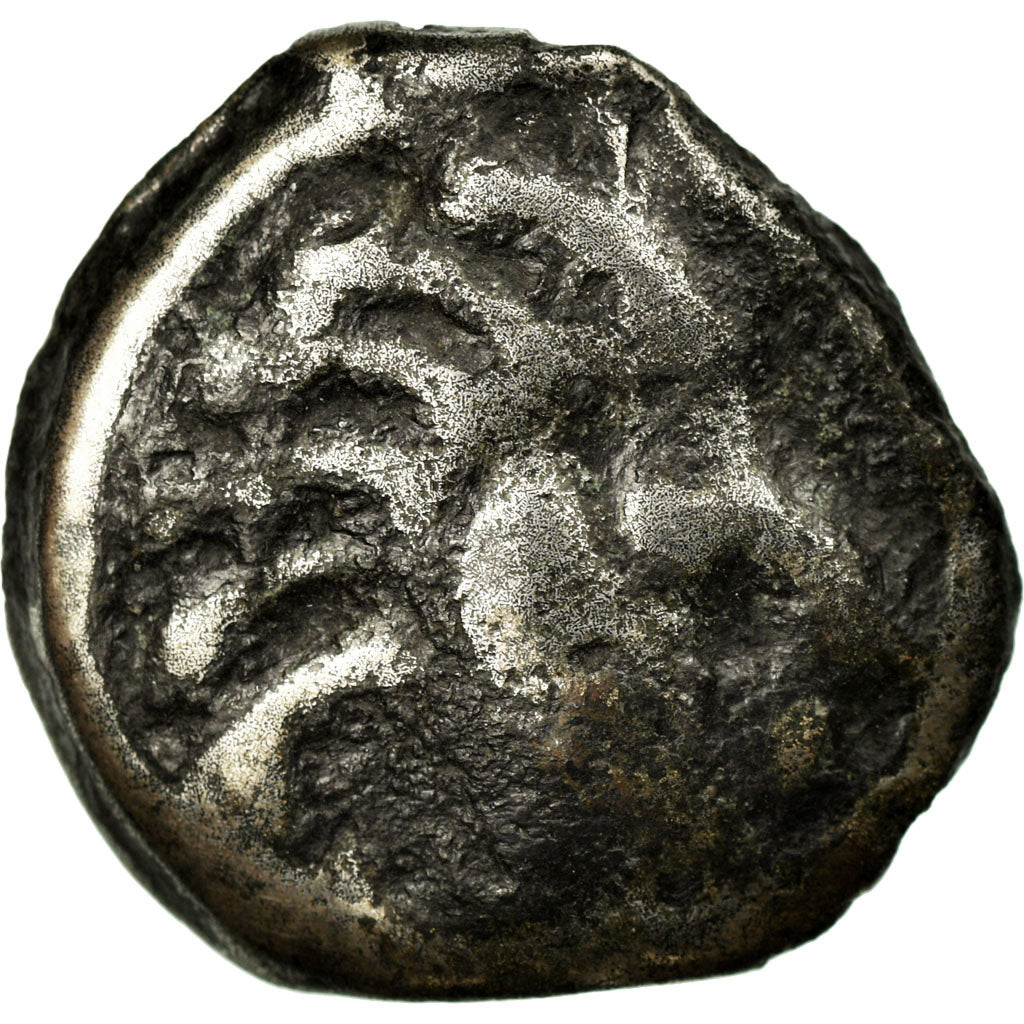 Coin, Senones, Potin à la tête d'indien, VF(20-25), Potin, Delestrée:2640