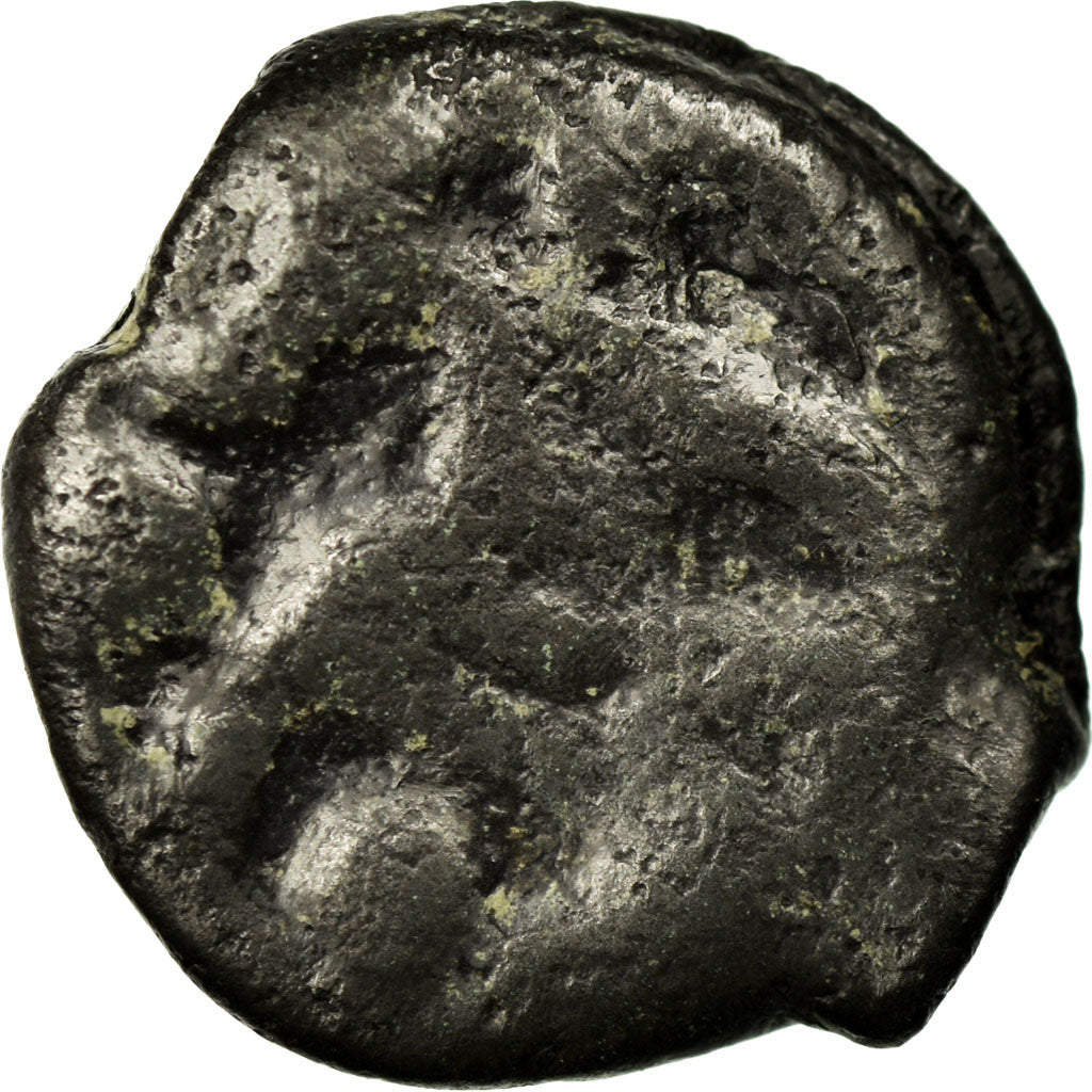 Moneta, Senones, Potin à la tête d'indien, F(12-15), Potin, Delestrée:2640