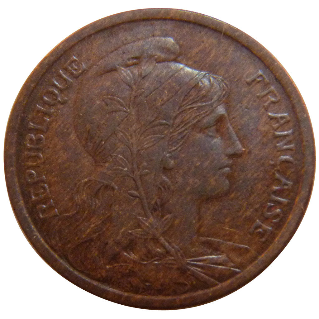 Francia, Dupuis, 2 Centimes, 1902, Paris, SPL-, Bronzo, KM:841, Gadoury:107