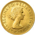 Moeda, Grã-Bretanha, Elizabeth II, Sovereign, 1963, MS(63), Dourado, KM:908