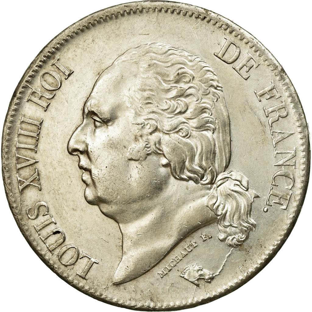 Monnaie, France, Louis XVIII, 5 Francs, 1822, Lille, SUP, Argent, Gadoury:614