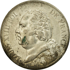 Coin, France, Louis XVIII, 5 Francs, 1817, Lille, AU(50-53), Silver, KM:711.13