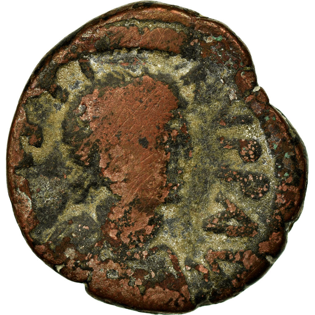 Coin, Justin I, Follis, 518-522, Constantinople, VF(20-25), Bronze, Sear:62
