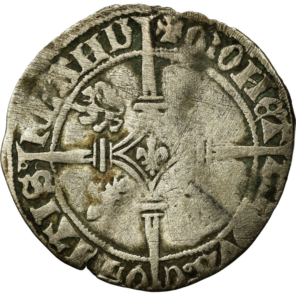Münze, Belgien, Flanders, Philippe le Bon, Double gros vierlander, Bruges, S