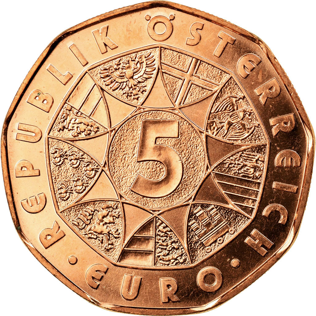 Coin, Austria, 5 Euro, 2013, Vienna, MS(65-70), Copper, KM:3222