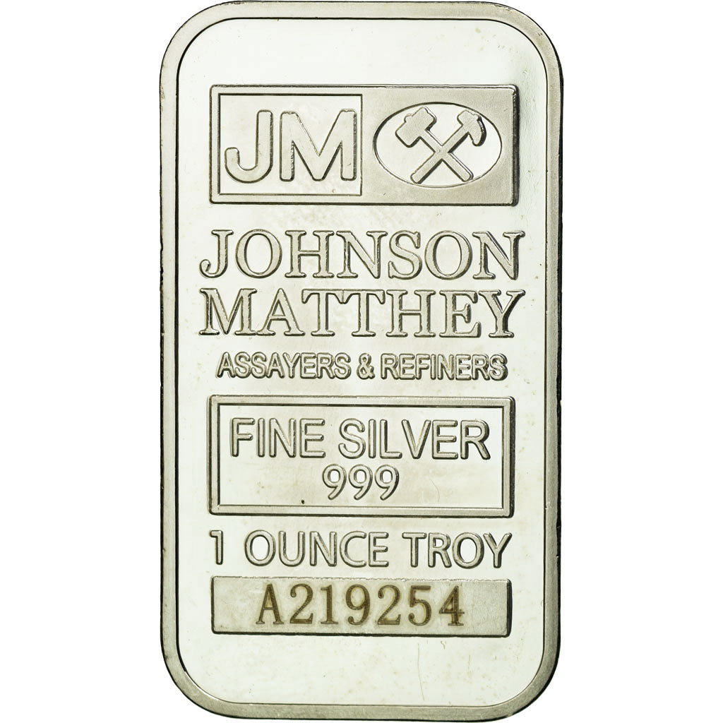 Coin, United States, Johnson Matthey Troy Ounce, 1 Oz, MS(65-70), Silver