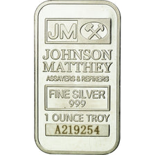 Coin, United States, Johnson Matthey Troy Ounce, 1 Oz, MS(65-70), Silver