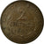Moneta, Francja, Dupuis, 2 Centimes, 1907, Paris, AU(55-58), Bronze, KM:841