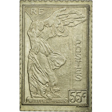 France, Medal, Timbre, Victoire de Samothrace, 55 Centimes, 1983, MS(65-70)