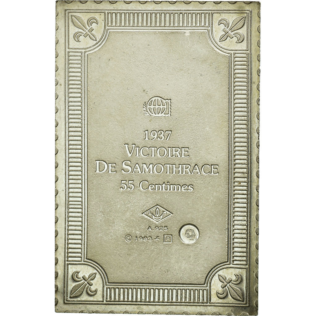 France, Medal, Timbre, Victoire de Samothrace, 55 Centimes, 1983, MS(65-70)