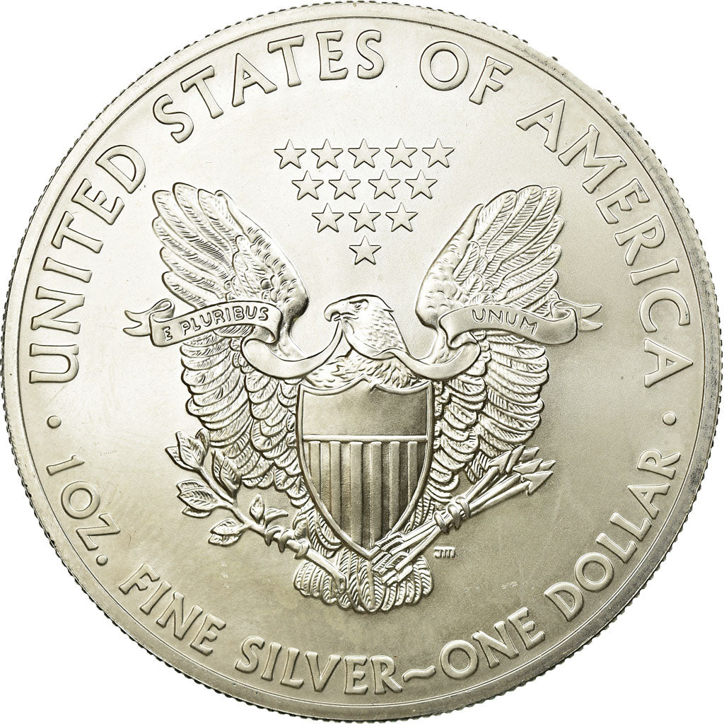 Moneta, USA, Silver Eagle, Dollar, 2014, MS(65-70), Srebro, KM:273