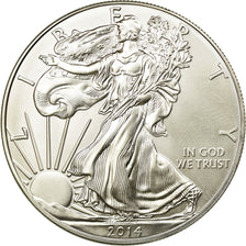 Moneta, USA, Silver Eagle, Dollar, 2014, MS(65-70), Srebro, KM:273