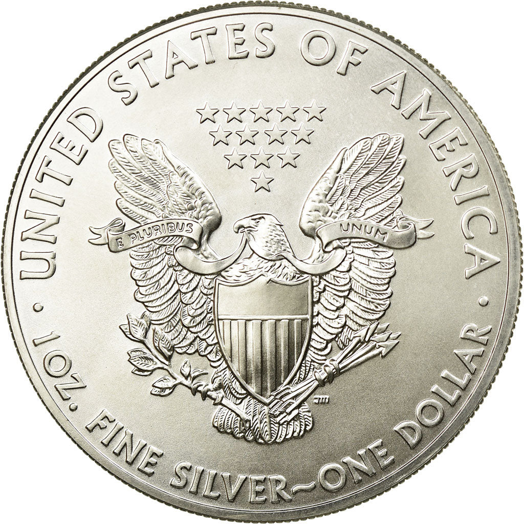 Moneta, USA, Silver Eagle, Dollar, 2014, MS(65-70), Srebro, KM:273
