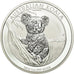 Moeda, Austrália, Australian Koala, Dollar, 2015, MS(65-70), Prata