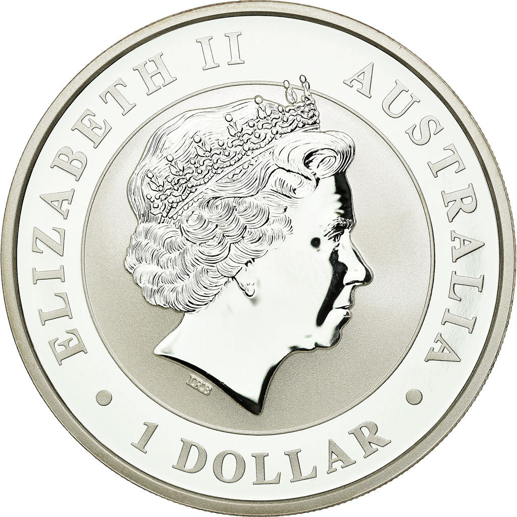 Moeda, Austrália, Australian Koala, Dollar, 2015, MS(65-70), Prata