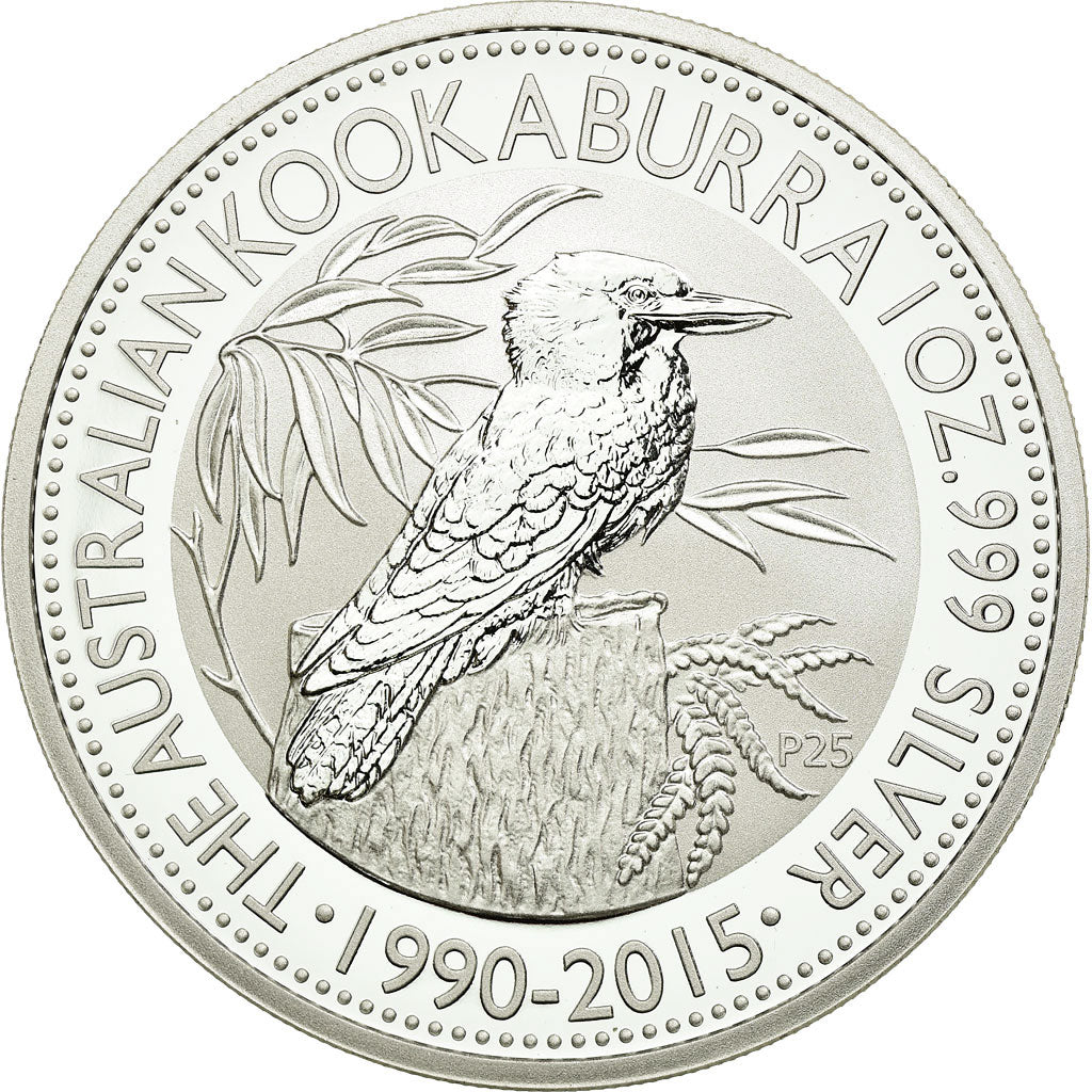 Munten, Australië, Australian Kookaburra, Dollar, 2015, FDC, Zilver