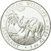 Moeda, Somália, Elephant, 100 Shillings, 2017, MS(65-70), Prata