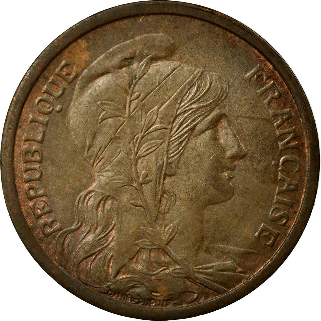 Coin, France, Dupuis, 2 Centimes, 1908, Paris, AU(55-58), Bronze, KM:841