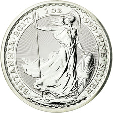 Coin, Great Britain, Elizabeth II, Britannia, 2 Pounds - 1 Oz, 2017, MS(65-70)