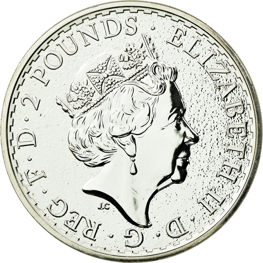 Coin, Great Britain, Elizabeth II, Britannia, 2 Pounds - 1 Oz, 2017, MS(65-70)