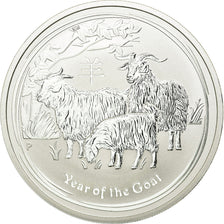 Coin, Australia, Year of the Goat, Dollar, 2015, MS(65-70), Silver