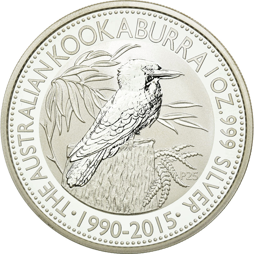 Monnaie, Australie, Australian Kookaburra, Dollar, 2015, FDC, Argent