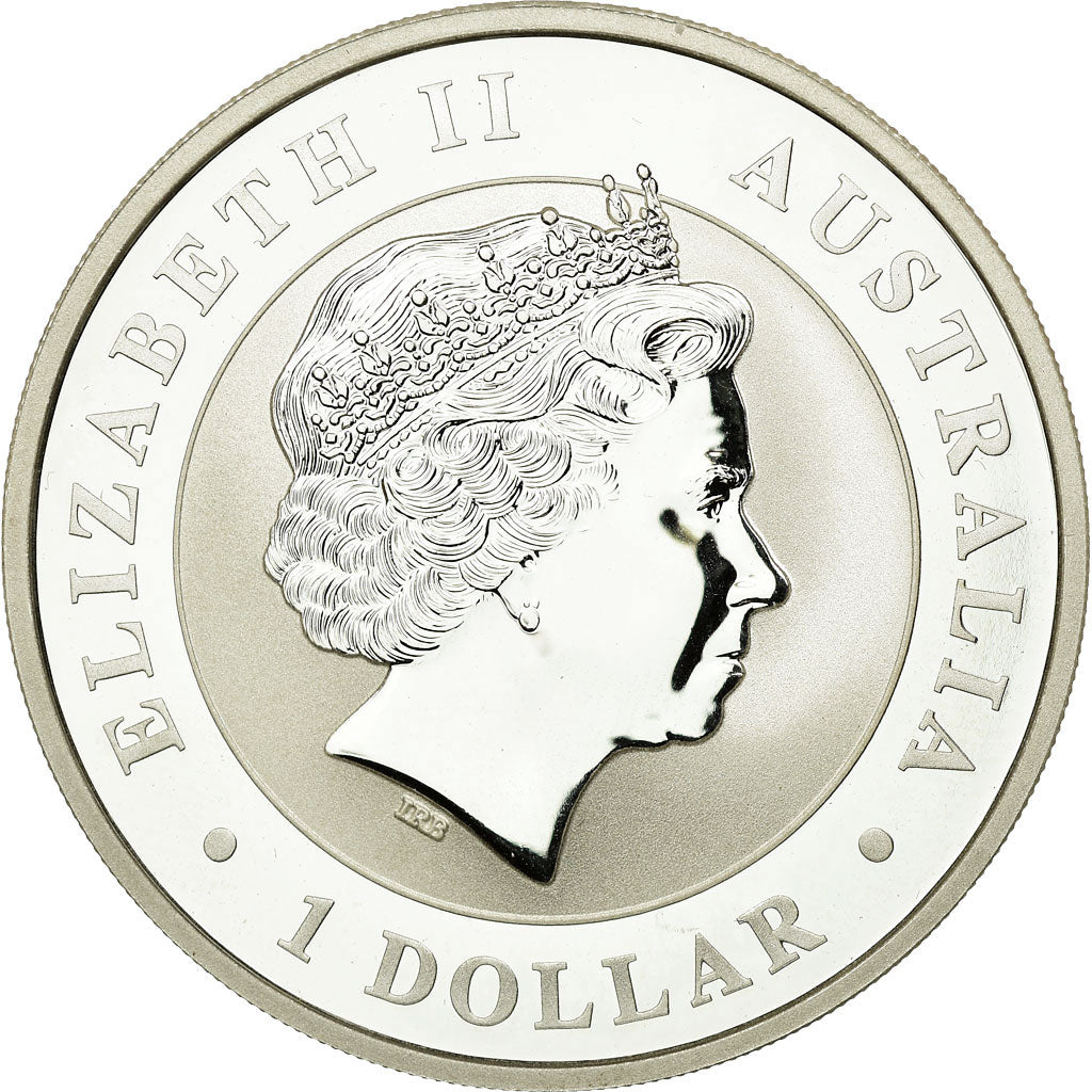 Moeda, Austrália, Australian Koala, Dollar, 2014, MS(65-70), Prata