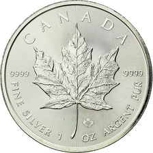 Munten, Canada, Elizabeth II, Maple Leaf, 5 Dollars, 2014, FDC, Zilver