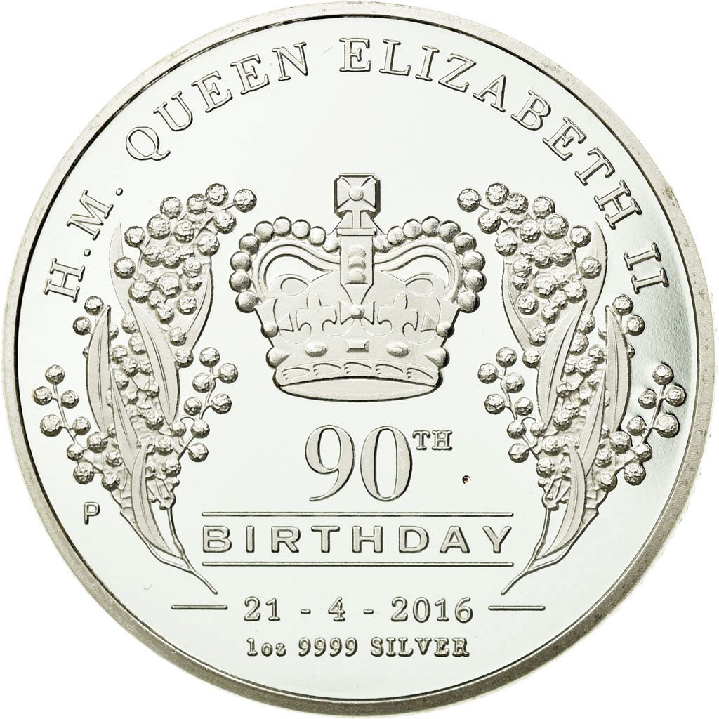 Australia, Medal, The 90th birthday of Elizabeth II Queen, 2016, MS(65-70)